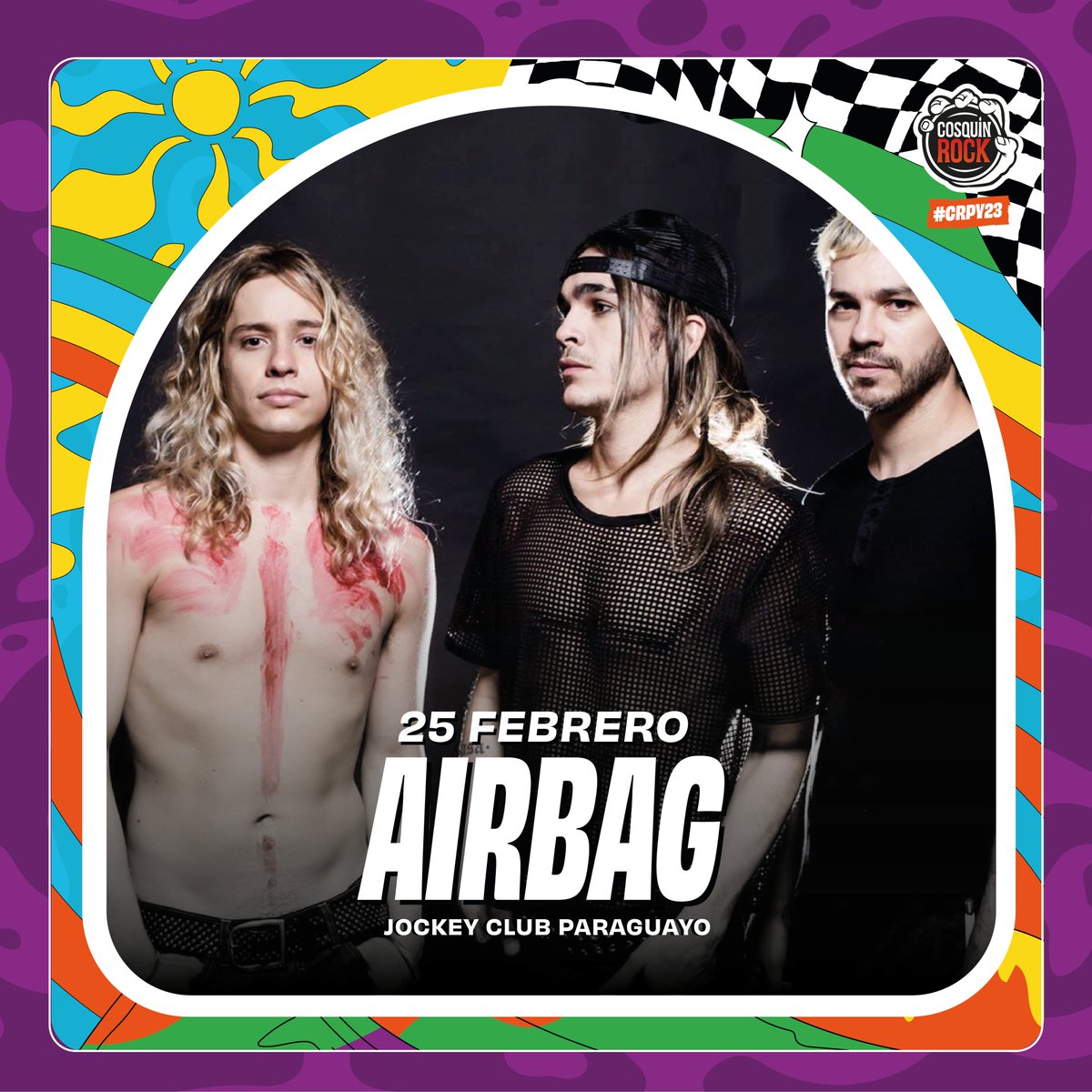 G5pro's tweet photo. ¡Menos de 10 días para ver a estos artistas en @CosquinRockPy! 😱⚡
#CRPY
¿Ya tenés tu entrada?
🎫 @TicketeaPy -> https://t.co/KDnp6WqVrY
🗓️25 de Febrero
📍Jockey Club Paraguayo, Asunción https://t.co/YfsVStob4T