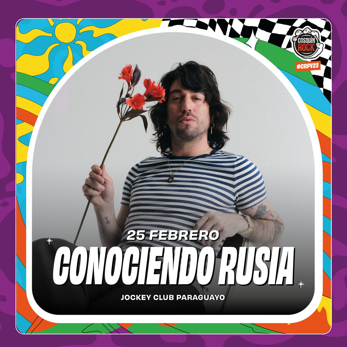 G5pro's tweet photo. ¡Menos de 10 días para ver a estos artistas en @CosquinRockPy! 😱⚡
#CRPY
¿Ya tenés tu entrada?
🎫 @TicketeaPy -> https://t.co/KDnp6WqVrY
🗓️25 de Febrero
📍Jockey Club Paraguayo, Asunción https://t.co/YfsVStob4T