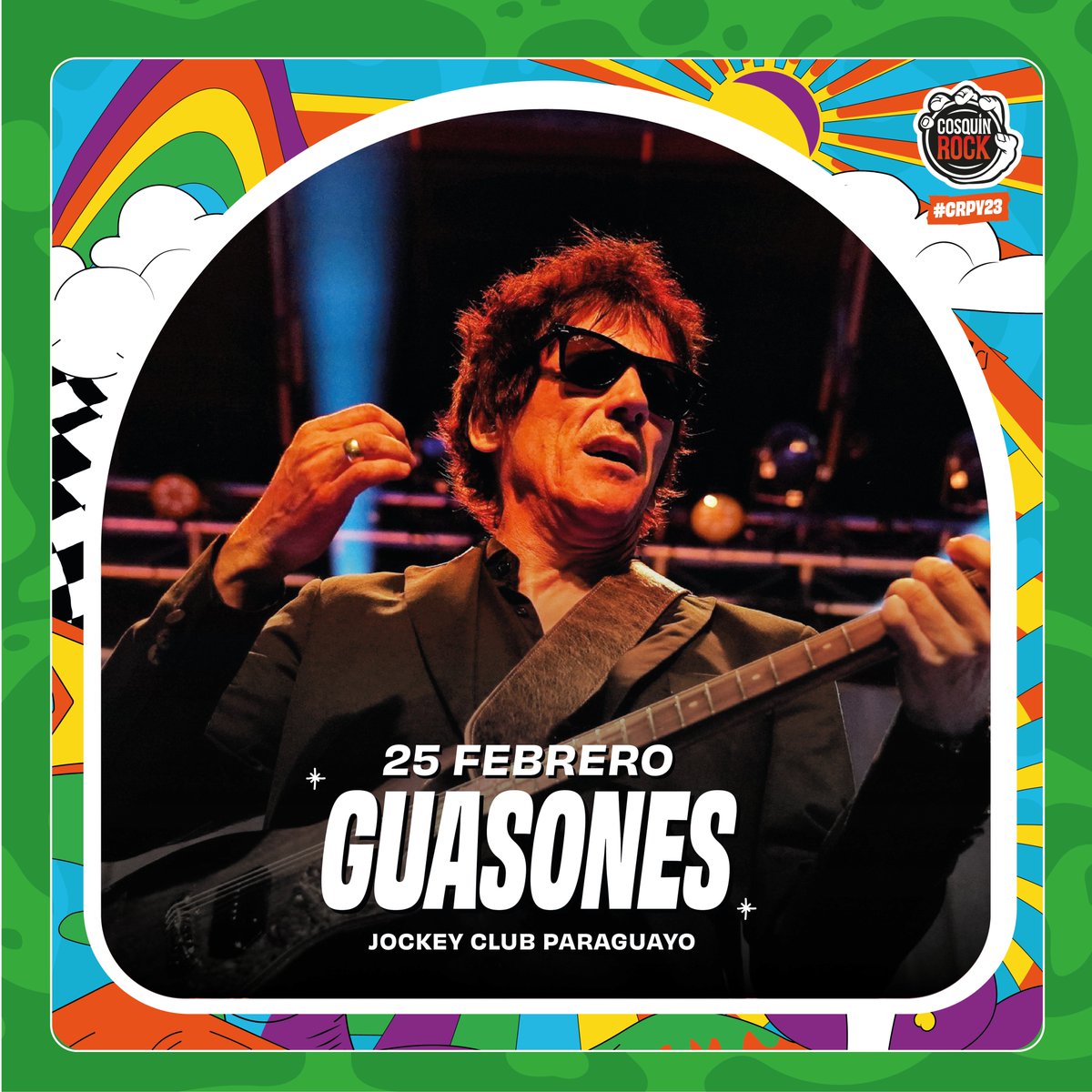 G5pro's tweet photo. ¡Menos de 10 días para ver a estos artistas en @CosquinRockPy! 😱⚡
#CRPY
¿Ya tenés tu entrada?
🎫 @TicketeaPy -> https://t.co/KDnp6WqVrY
🗓️25 de Febrero
📍Jockey Club Paraguayo, Asunción https://t.co/YfsVStob4T