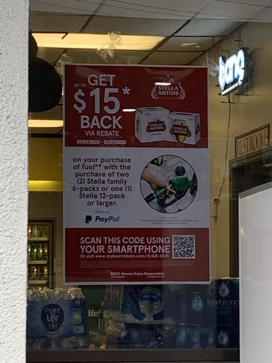 alexdshoemaker's tweet image. As seen in a Florida gas station