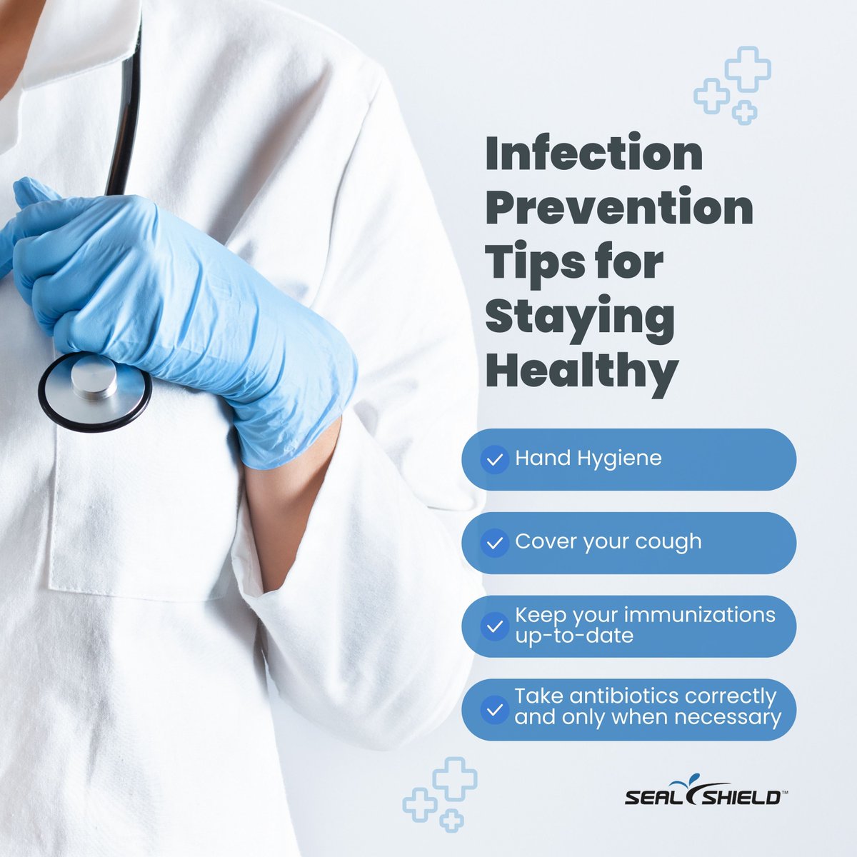 vesgator's tweet photo. Follow these infection prevention tips to help support your health!🙌🏻✨ 

#SealShield #healthcare #waterproof #infectioncontrol #infectionprevention #HealthIT https://t.co/bELsnN3L19