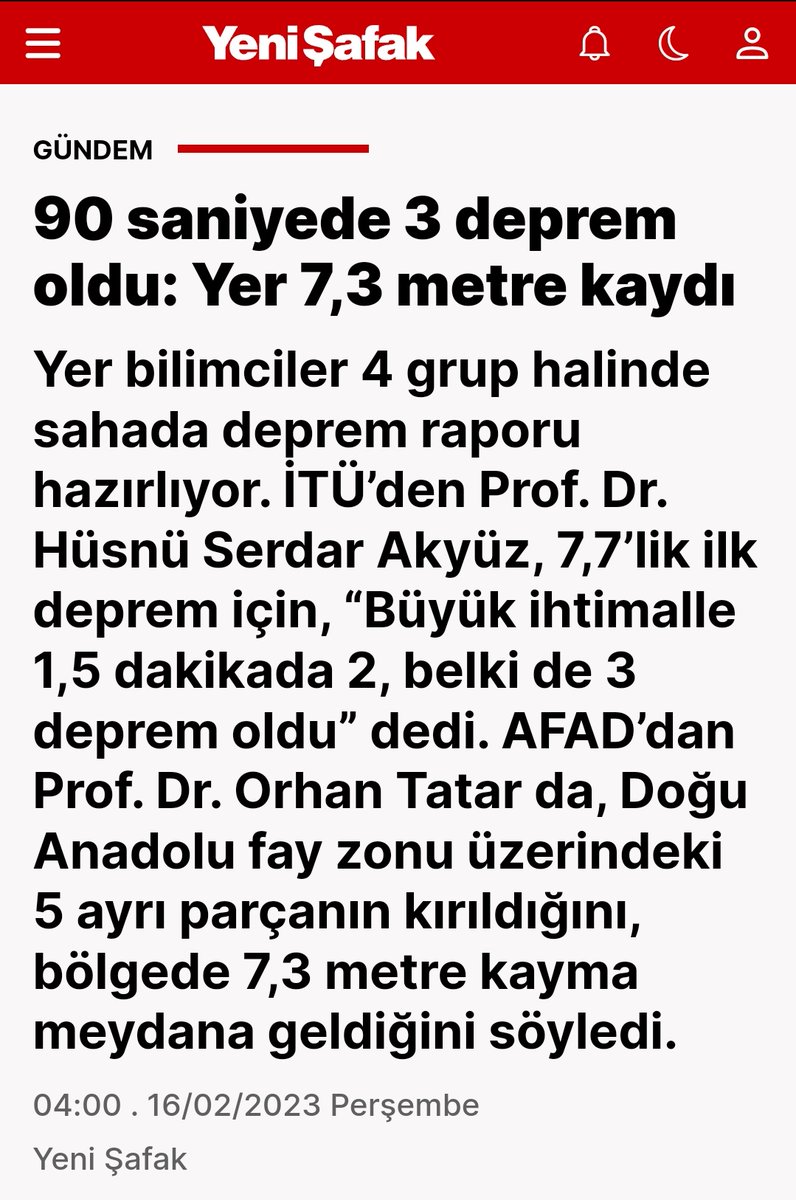 ErkanTrukten's tweet image. 90 SANİYEDE ÜÇ DEPREM OLDU!
Gazeteler artık yazmaya başladı! Ekleyeyim: Hepsi de 7'nin üzerindeydi!
Hani komployu?