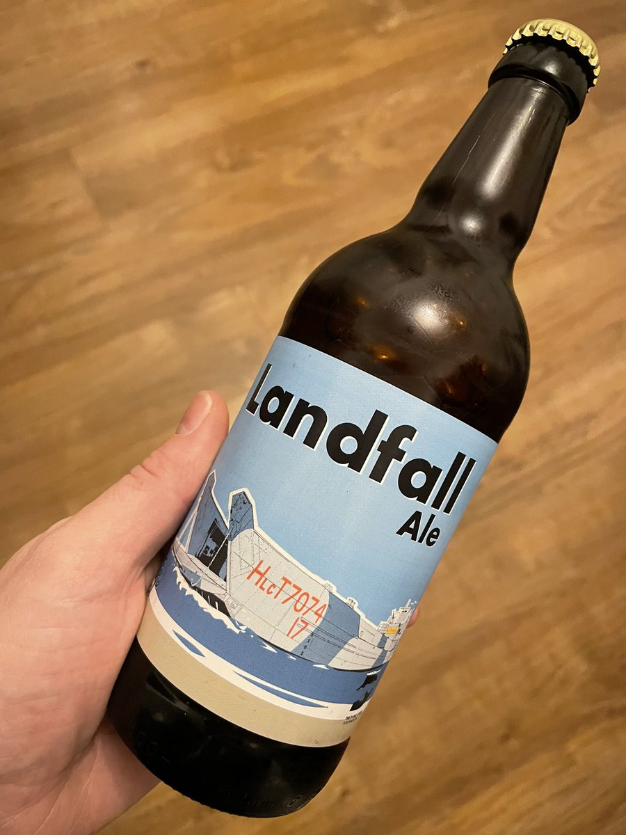 Recent purchase from the D-Day Story Museum in Southsea, Portsmouth. Proceeds go towards the upkeep of the last surviving Landing Craft Tank LCT 7074….  #LandfallAle @SuthwykAles #SuthwykAles #TheDDayStory @TheDDayStory #Southsea #Portsmouth #Hampshire #Ales