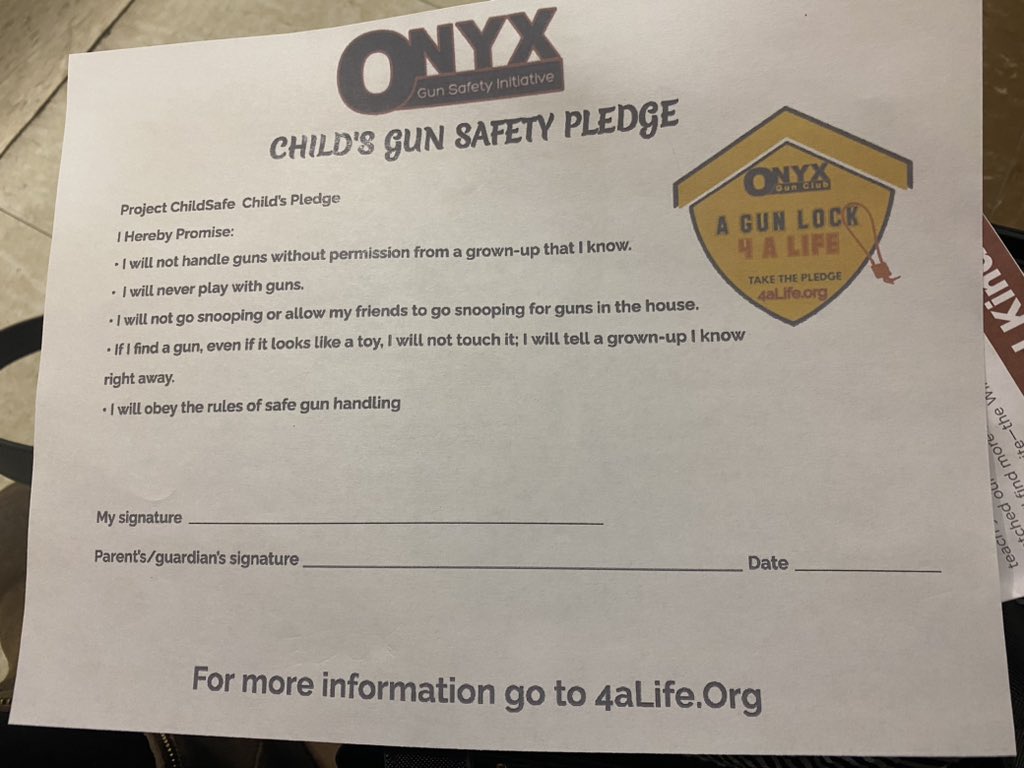Stacia Naquin on Twitter "RT StoiaLu Gun safety special program for