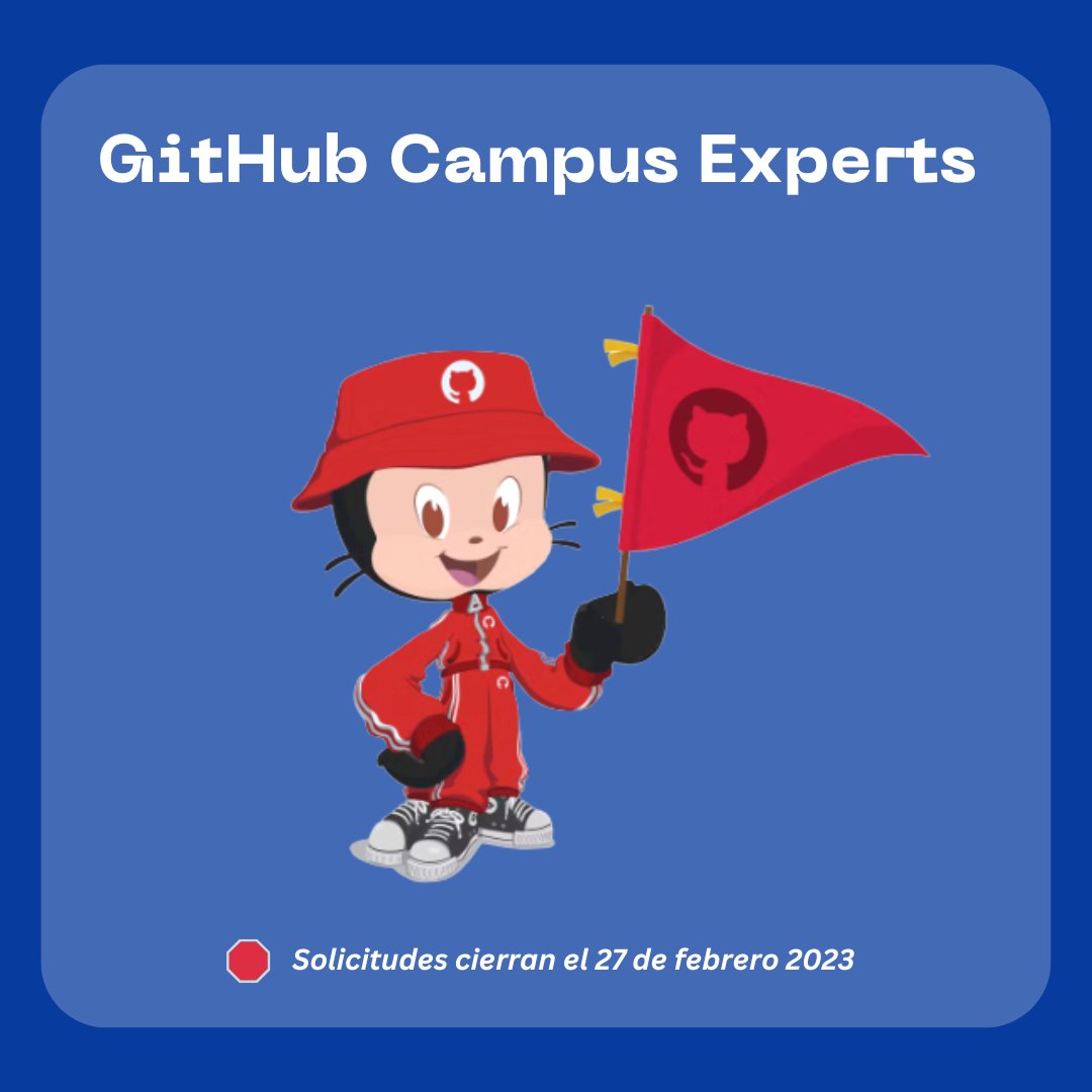 dennyperez18's tweet image. 📢Las solicitudes para el programa #GitHub Campus Experts ya están abiertas.📢
¿Te gustaría saber todo sobre las aplicaciones a #GitHubCampusExperts ?
Participa en este Twitter Space para que te enteres.
🗓 17 Febrero 2023
🕑 8:00PM ET
🔔 Set reminder👇