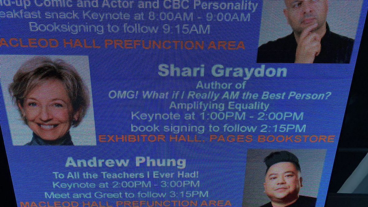 dannymaas's tweet image. Don’t miss Shari Graydon at 1pm in Exhibition Hall E for a powerful message on women’s leadership and advocating for equity! Thank you Morgex for your sponsorship of this session for Alberta teachers! #CCTC2023