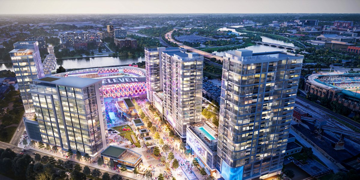 USL club Indy Eleven has released a first look at the new $1 billion “Eleven Park” near downtown Indianapolis.

It’s set to break ground in May.