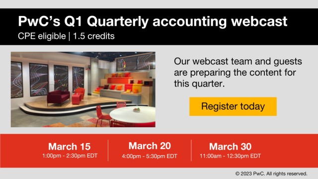 JamayBeebe's tweet photo. Join our National Office specialists for discussion of key accounting and reporting reminders as companies close out Q1 2023. Register for the session that works best for you. https://t.co/4Ye9mkKqXP https://t.co/E604DGxyv8