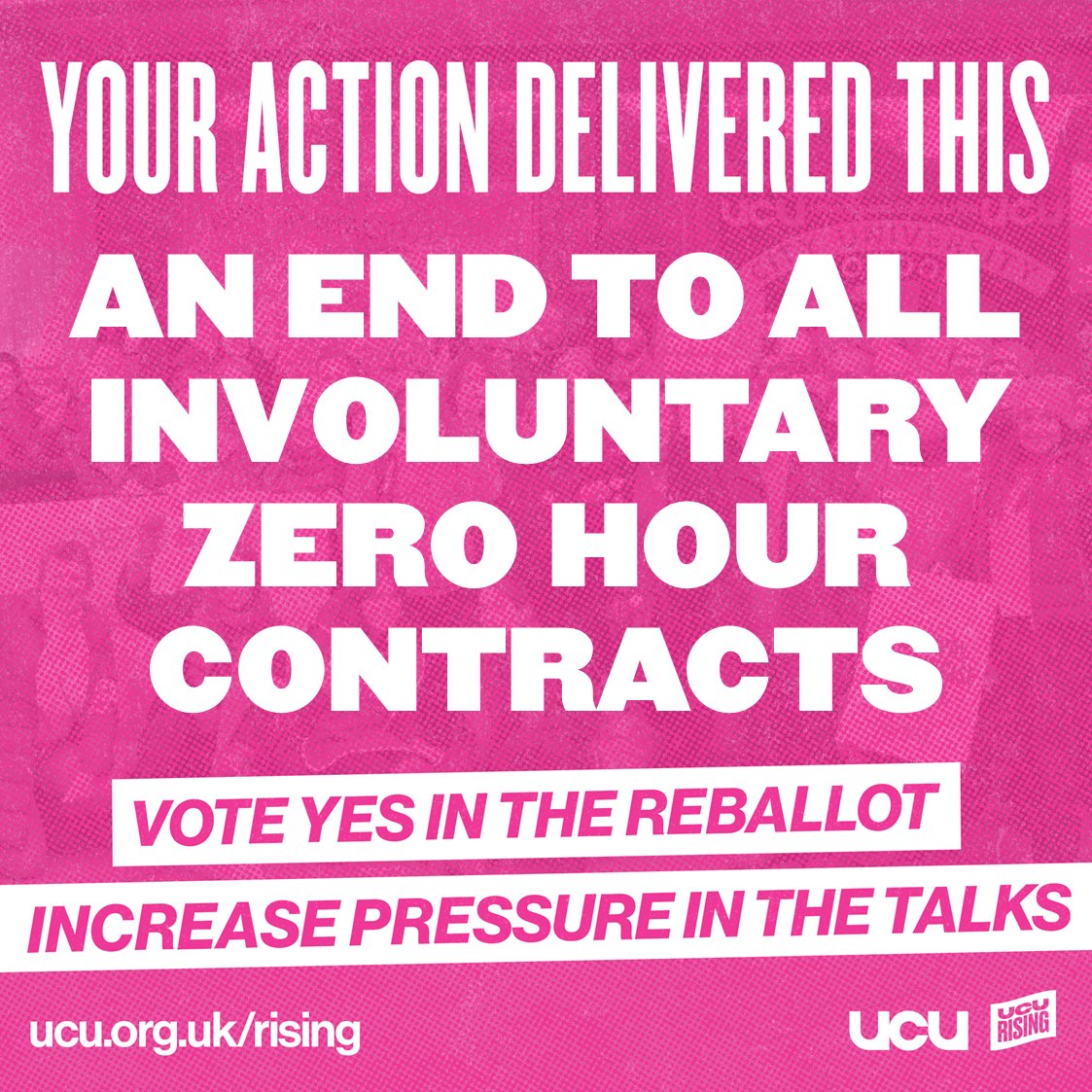Thanks to you, the most toxic form of employment can be eradicated from our sector

UCU and PROUD 

#ucuRISING
