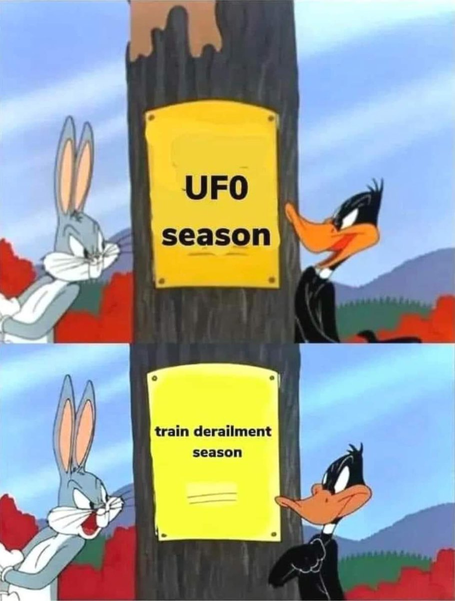 More to come…#TrainDerailments #UFO