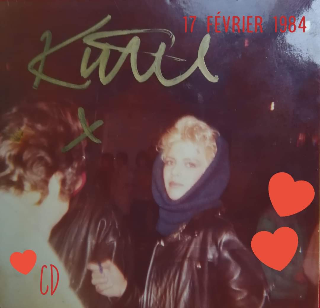 CLAIREDEBUIRE's tweet photo. @kimwilde
Birthday date for me: February 17, 1984. 39 years old. First meeting with Kim Wilde!!!! . Recording of the television program "les Vainqueurs" at the Lido on the Champs-Elysees PARIS, FRANCE (broadcast on TF1, April 1, 1984). Still love you!!! French fan. https://t.co/3qgGJV6NRi