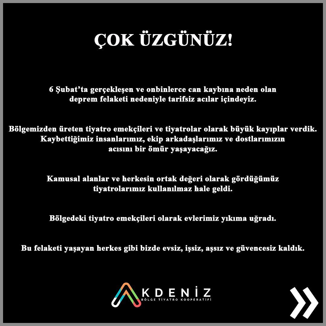 ABTKOOP's tweet photo. Çok üzgünüz! https://t.co/CKVxgw1xrv