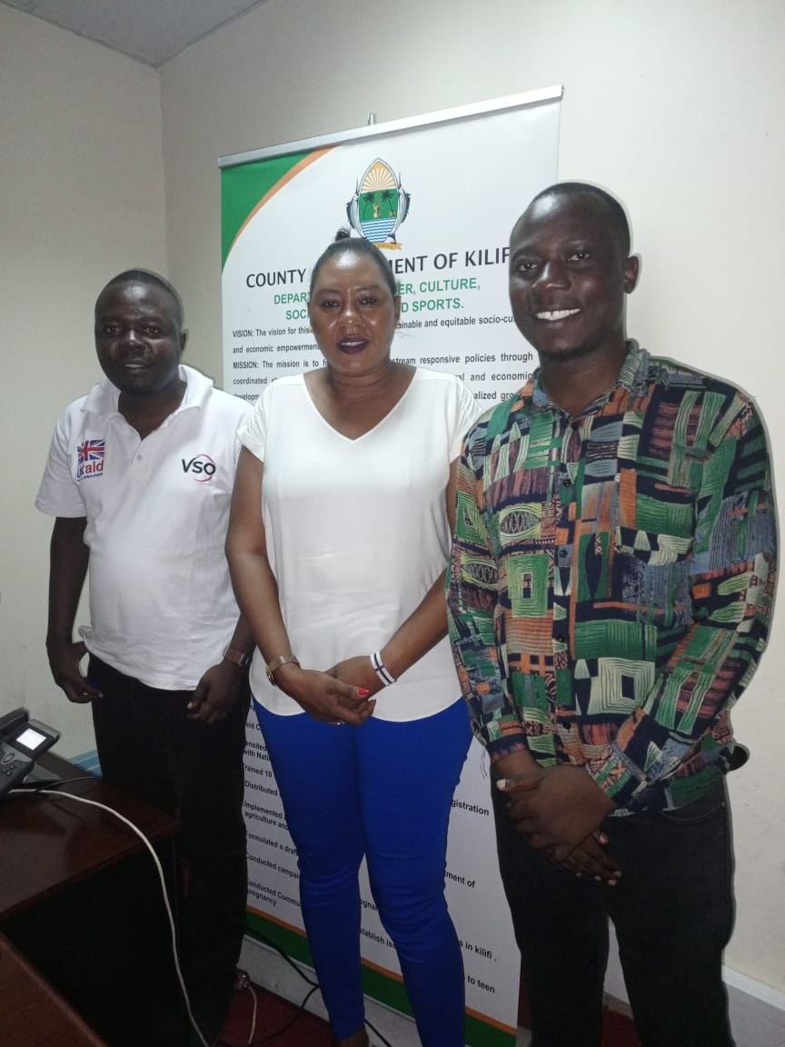PwaniYouth's tweet photo. Building Partnership with the County Government of Kilifi.The Organization team this morning had a meeting with the  Chief Officers Gender &amp;Youths  to forge a working relationship for the implementation of the 3 years ACTIVE project #Youthnaplanke #changemaker4life  #activeprojec https://t.co/SYSuBNfT29