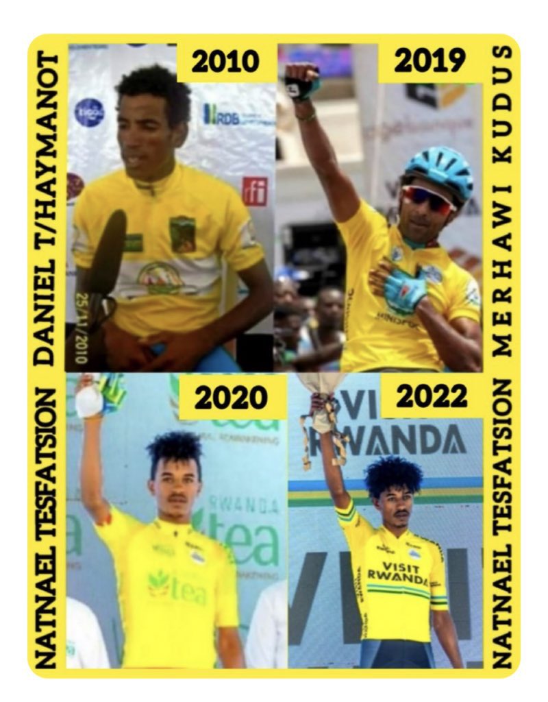 Fre4glsTsegay's tweet photo. @4AfricanVision @Maystarscycling @tour_du_Rwanda @SirakBahlbi @CyclingAfrica @GhideonMusa Look at these blessed people their number grows everyday. They are inspired by @DanielTeklehai1 @NATNAELTESFATS1 Champions in @tour_du_Rwanda 🇪🇷💪🏾 @BBCSport @CyclingAfrica @UCI_cycling @WCA_cycling @IntermarcheCW @eurosport @velonews #cycling #EritreaPrevails #Rewanda https://t.co/x1HsRiVVs9