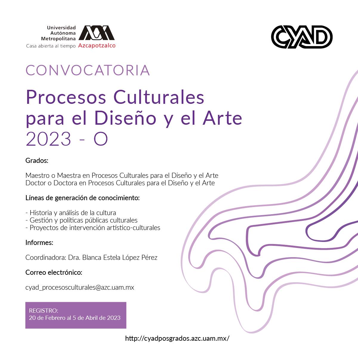NuclearWolf79's tweet photo. Convocatoria 2023
Registro en línea del 20 febrero al 5 abril 
link: https://t.co/ETDPiDiiaY
FB: https://t.co/KK22PN8HwI 
 #CulturalStudies #LiberalArts #Design #gradprogram #SoyUam #Culturaludica https://t.co/TIzKBlzC9n