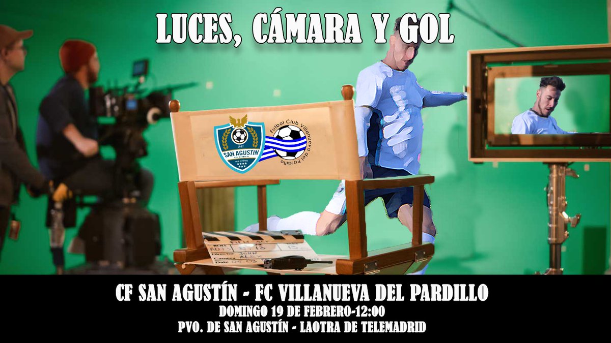 Primer Equipo | Cartel

Luces 💡 cámara 🎥 y gol ⚽. Este domingo tenemos un auténtico partido de cine y que podréis ver por <a href="/laOtraTM/">laOtra</a> 🎬📺

🏆 Preferente
📅 19/02
⏰ 12:00
🆚 <a href="/FCVPAR/">FCVPAR</a> 
🏟️ Pvo. San Agustín 
🎟️ Entrada gratuita 

#LaHoraSanAgus
