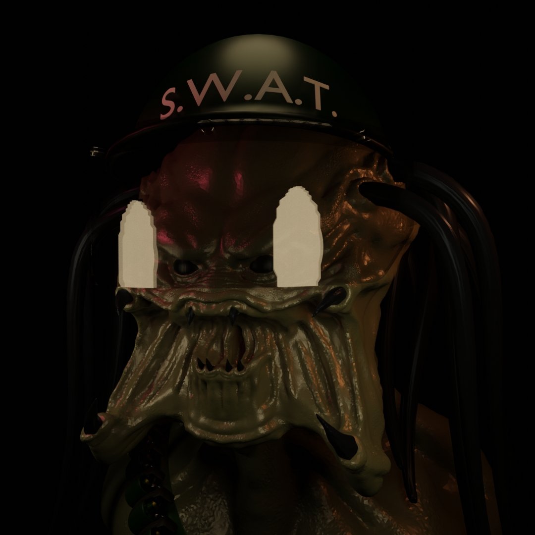 PredatorVille's tweet photo. "Predator SWAT" BE FLEXIBLE!... 👮🏼👮🏼

Price: 0.1 ETH🪙   
   
•CLICK THE LINK IN BIO !👮🏼

https://t.co/RjZRi7Sfoo   
   
#Rarible: PredatorVilleNFT   
#Opensea: PredatorVilleNFT   
#Twitter: PredatorVille   

#nft #crypto #eth #BTC https://t.co/Y8y8s42g78