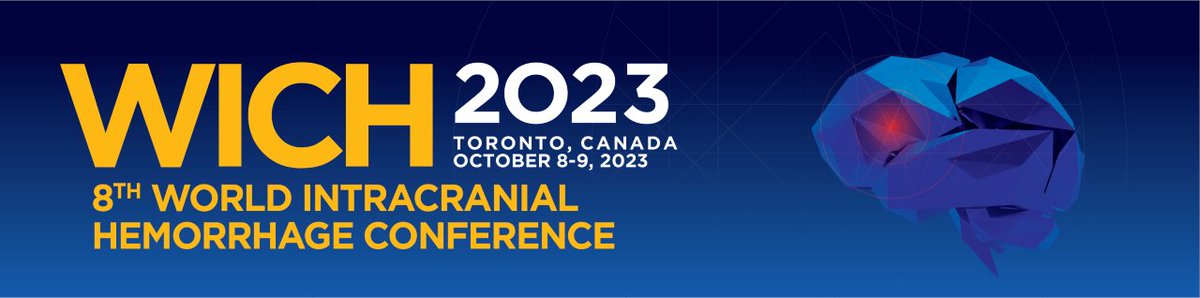 Ash_Shoamanesh's tweet image. SAVE THE DATE: Thrilled to announce that we will be hosting the 8th World Intracranial Hemorrhage Conference (#WICH2023) in advance of #WSC2023 in Toronto this October.  #MedEd #stroke #NeuroTwitter #MedTwitter  @BleedingStroke @a_charidimou @PRESTIGE_AF2020 @PrCCordonnier