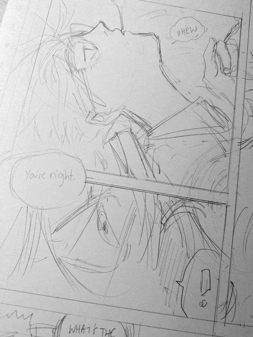 i'm working on a one shot that i'm doing slowly in my own time 