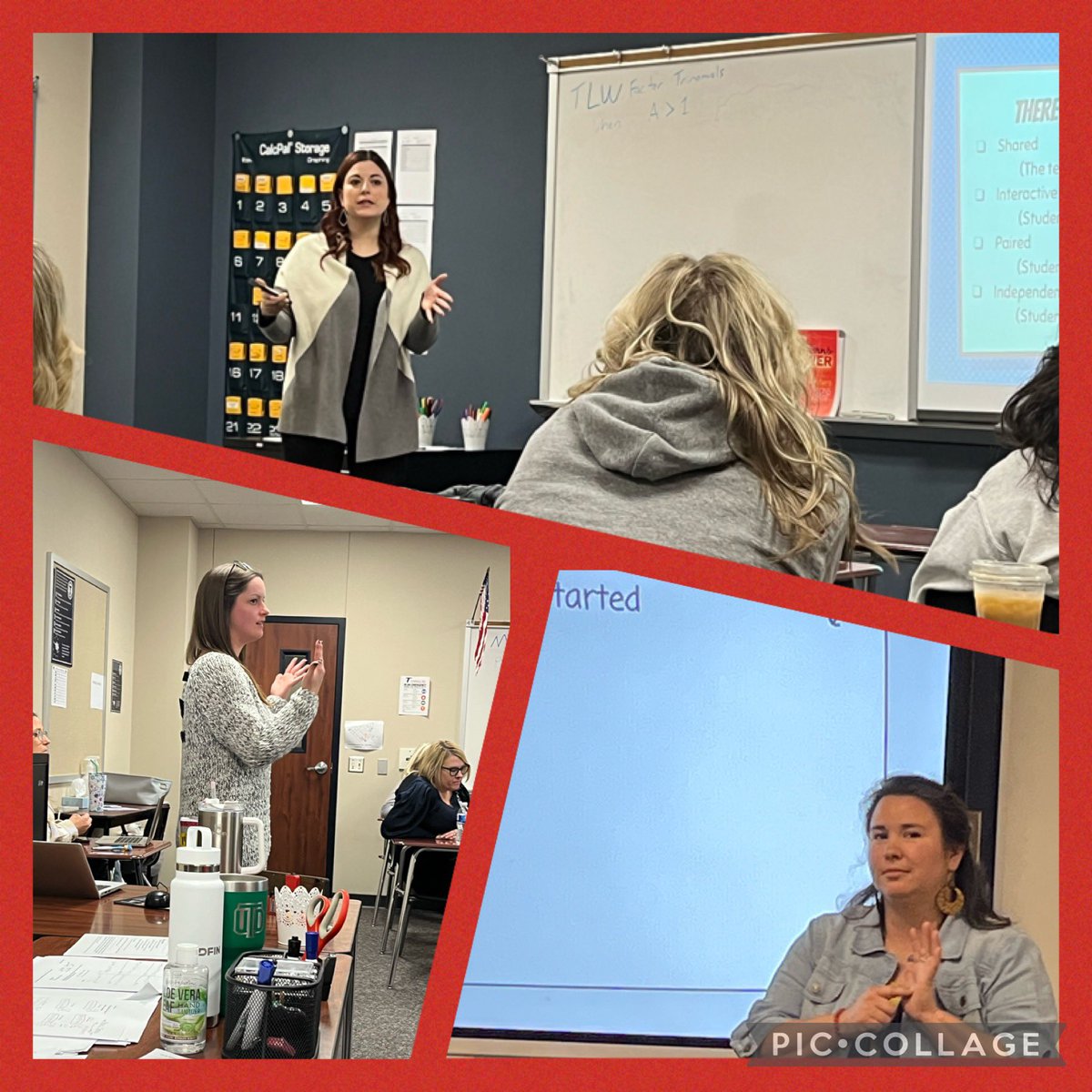 PK_Kcathyelster's tweet photo. #Deckerstrong So proud of all the teachers (pictured and not) that presented on our district day! Thank you!! @TISDDPES https://t.co/prjvbK03az