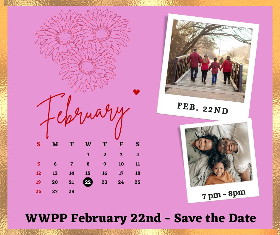 WP Youth Programs (@wpyouthprograms) on Twitter photo This month's Wellness Wednesday Parent Program is Feb. 22nd at 7pm via Zoom, the topic is: Discussing Safe Sex with Your Teens. Don't miss out on this 100% FREE workshop!
Register now: tinyurl.com/2tu9sh6n
Questions? Email: marzanol@wpunj.edu This month's Wellness Wednesday Parent Program is Feb. 22nd at 7pm via Zoom, the topic is: Discussing Safe Sex with Your Teens. Don't miss out on this 100% FREE workshop!
Register now: tinyurl.com/2tu9sh6n
Questions? Email: marzanol@wpunj.edu