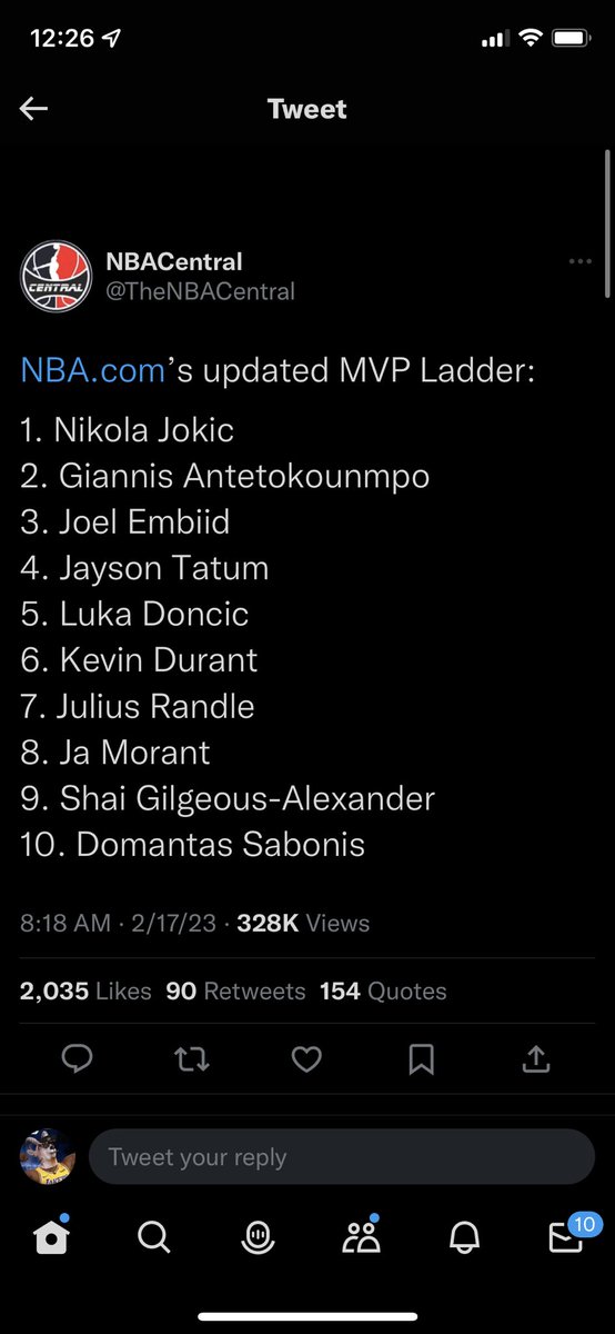 LakersFilm's tweet photo. Jayson “Strong MVP Candidate” Tatum: +6.1 EPM

Giannis “Strong MVP Candidate” Antetokounmpo: +6.2 EPM

LeBron “Not even top 10” James: +6.4 EPM

We have been completely desensitized to the greatness of LeBron James https://t.co/vtfz5YWHch