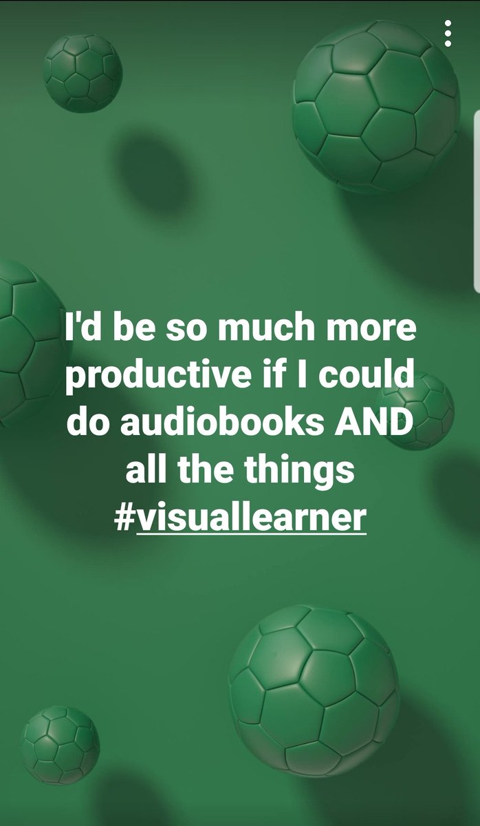 How do you change this?

#visuallearner #audiobooks #bibliophile #betteringmyself #audiolearner #kinestheticlearning