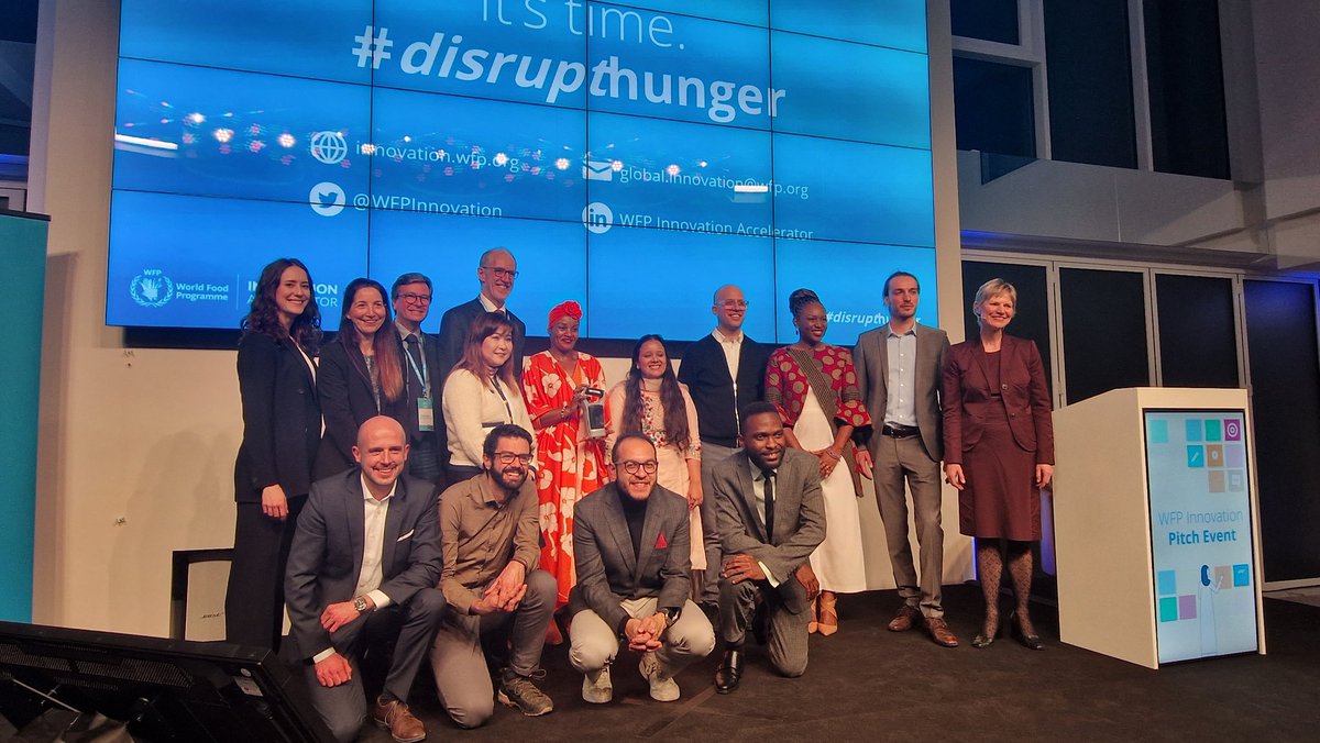 And the amazing pitchers and speakers! If you watched the event online, thanks for supporting us. Let's play our part to #DisruptHunger 🚀