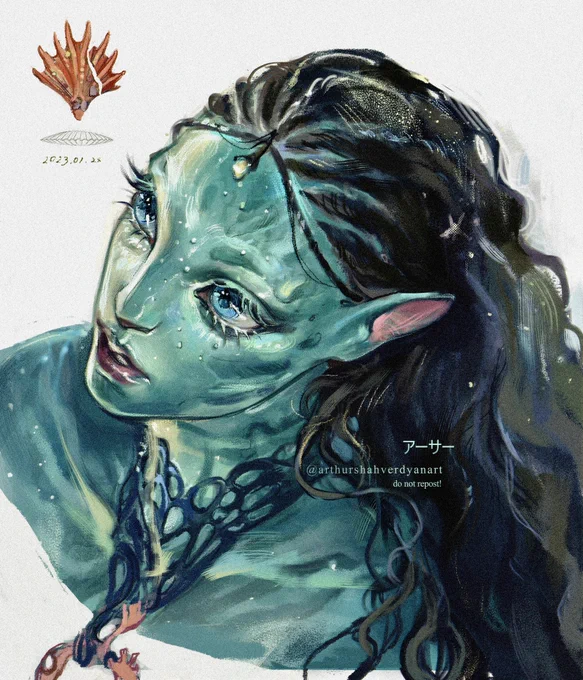 Portraits of Na'vi by me. #AvatarTheWayOfWater #Avatar 