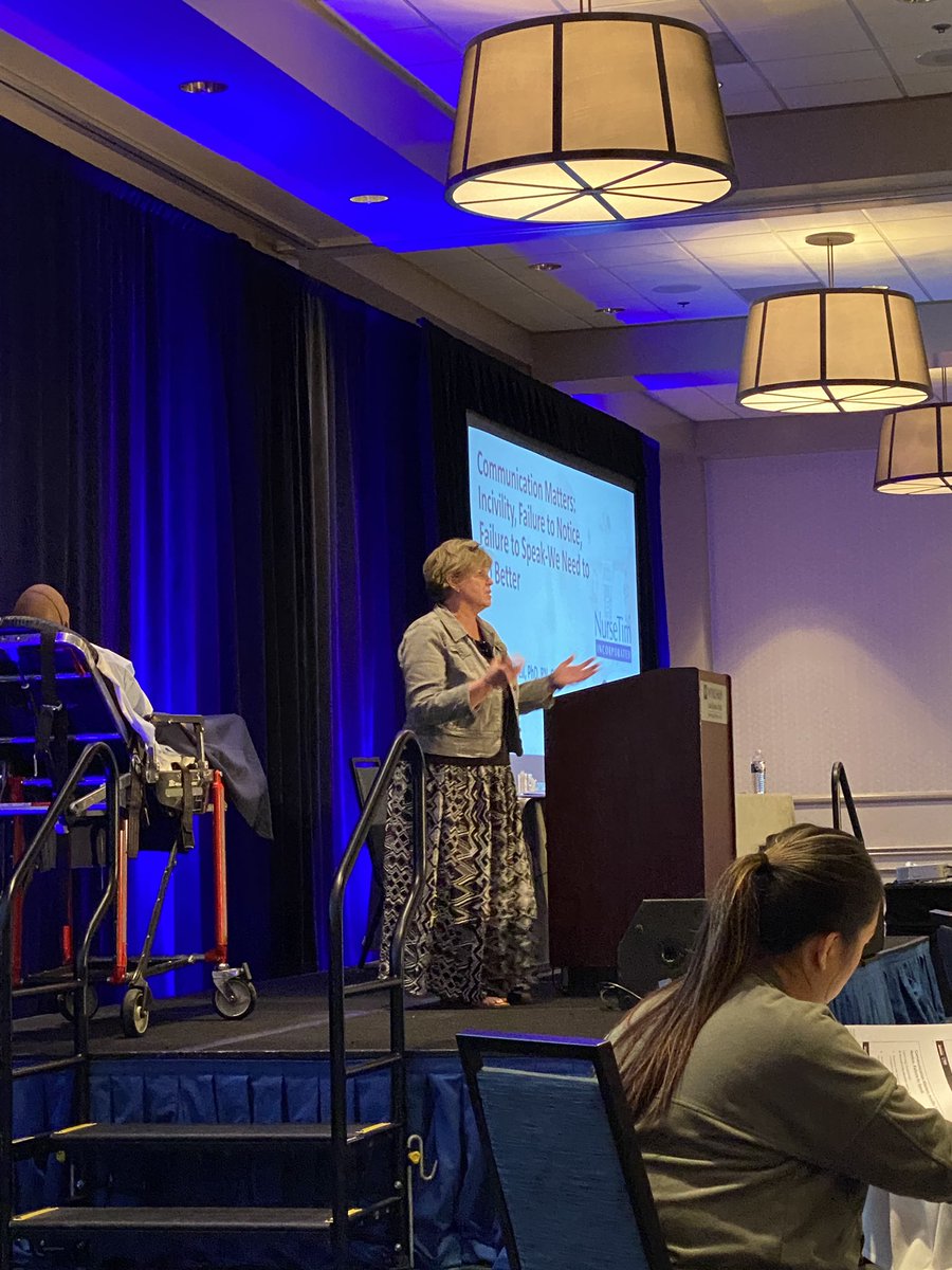 write4jan's tweet image. Susan Luparell, PhD, RN,CNE, ANEF speaks about “Incivility in the Workplace.” We must do better to keep new grads from leaving nursing! We need them! #NurseTimLive