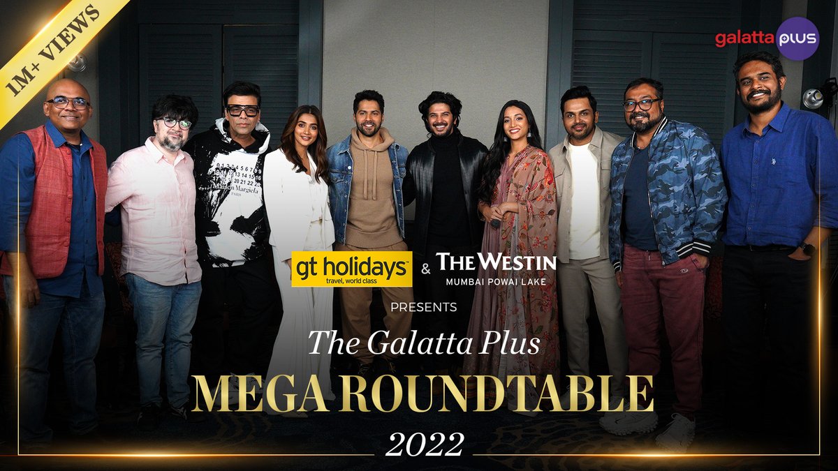 galattaplusoffl's tweet photo. What better way to get over your #MondayBlues than checking out the #GalattaPlusMegaRoundtable2022?
https://t.co/2gWYAKUpCL
#galattaplusmegaroundtable #varundhawan #dulquersalmaan #karthi #karanjohar #nipundharmadhikari #srinidhishetty #poojahegde #anuragkashyap #hemanthrao https://t.co/2q5l4EKyE6
