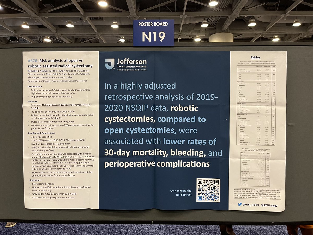 Rishi Simhal (@rishi_simhal) on Twitter photo Come check out our posters at 12:30 today at Poster Session B! Swing by poster board G7, N18, and N19. Excited to present these projects with <a href="/JEFFUrology/">Jefferson Urology</a> <a href="/tchandra_uromd/">Thenappan (Thenu) Chandrasekar, MD</a> <a href="/MihirShahMD/">Mihir S. Shah, MD</a> <a href="/clallas/">Costas Lallas</a> at #GU23 <a href="/ASCO/">ASCO</a> #UroSoMe Come check out our posters at 12:30 today at Poster Session B! Swing by poster board G7, N18, and N19. Excited to present these projects with <a href="/JEFFUrology/">Jefferson Urology</a> <a href="/tchandra_uromd/">Thenappan (Thenu) Chandrasekar, MD</a> <a href="/MihirShahMD/">Mihir S. Shah, MD</a> <a href="/clallas/">Costas Lallas</a> at #GU23 <a href="/ASCO/">ASCO</a> #UroSoMe