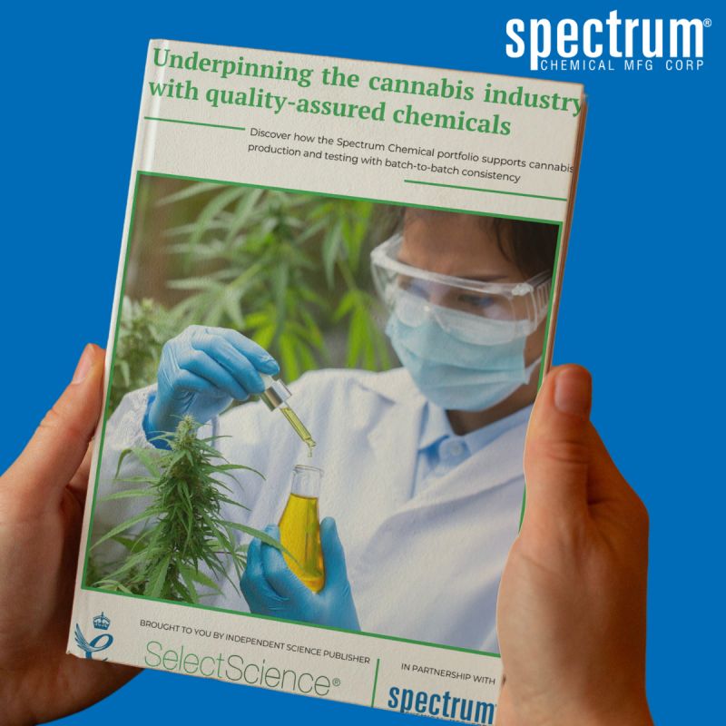 SpecChem's tweet photo. Read the #eBook "Underpinning the cannabis industry with quality-assured chemicals" from Spectrum Chemical to learn how companies working in the #cannabis industry overcame the challenges of sourcing quality #chemicals and ingredients.

Download: https://t.co/wbuwbSzb05 https://t.co/coaIQDPNMf
