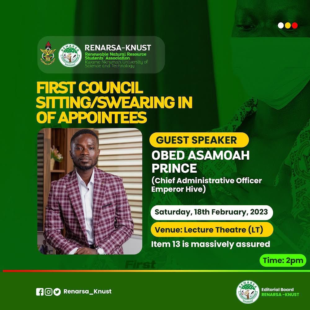Renarsa_Knust's tweet photo. 💚🤍*MEET OUR GUEST SPEAKER FOR TOMORROW* 💚🤍💚

#BetterTogetherAgenda https://t.co/5GZTABVPNc