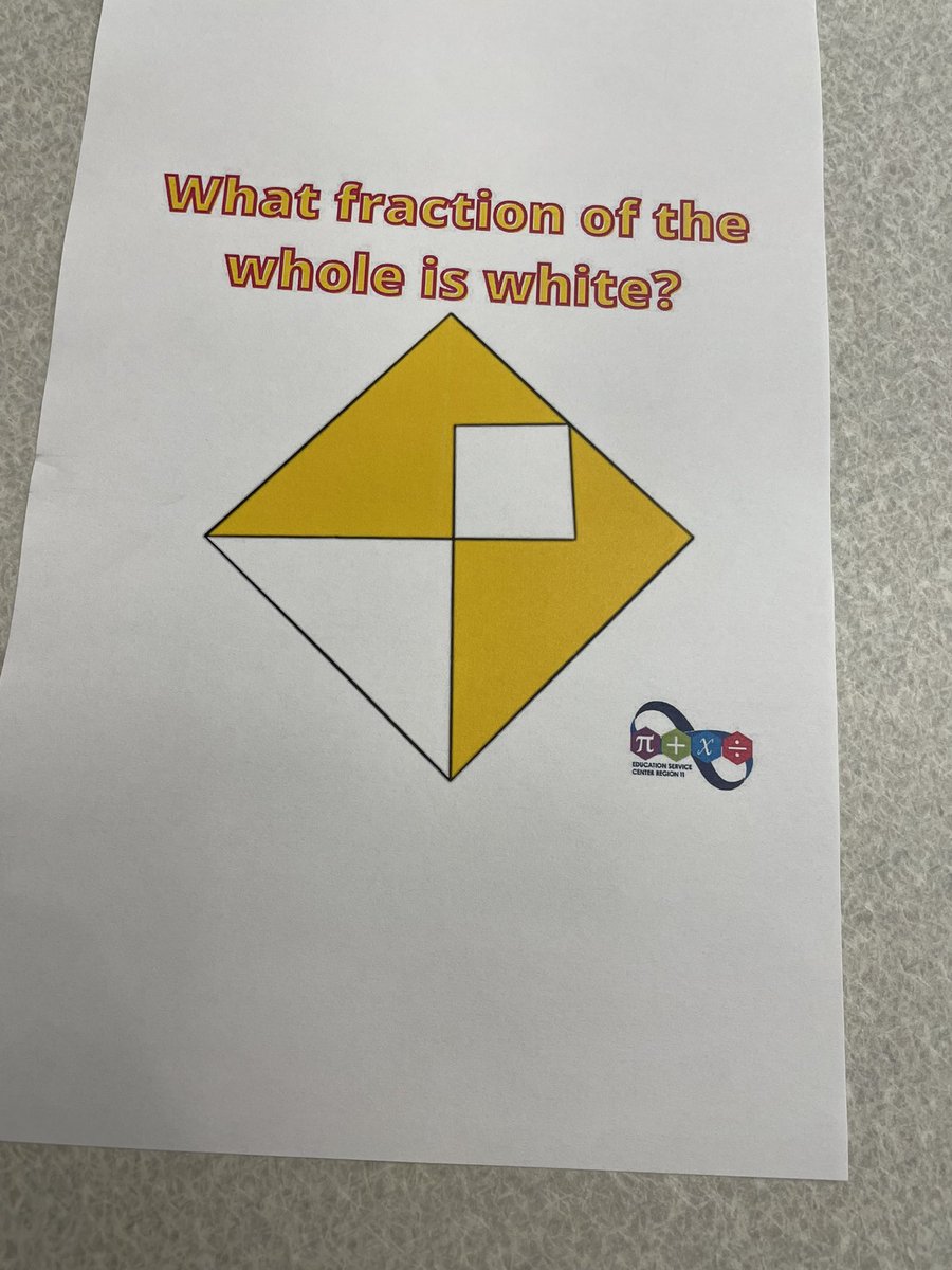 roxy_glass's tweet image. Math teachers check out the fraction talk! What’s your answer?@TownsellElem #warmup #donow