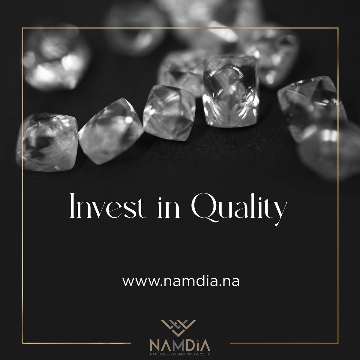 'Invest in Quality' #Namibia #desertdiamonds #excellence #sustainable #quality #future namdia.com @NAMDIANAM