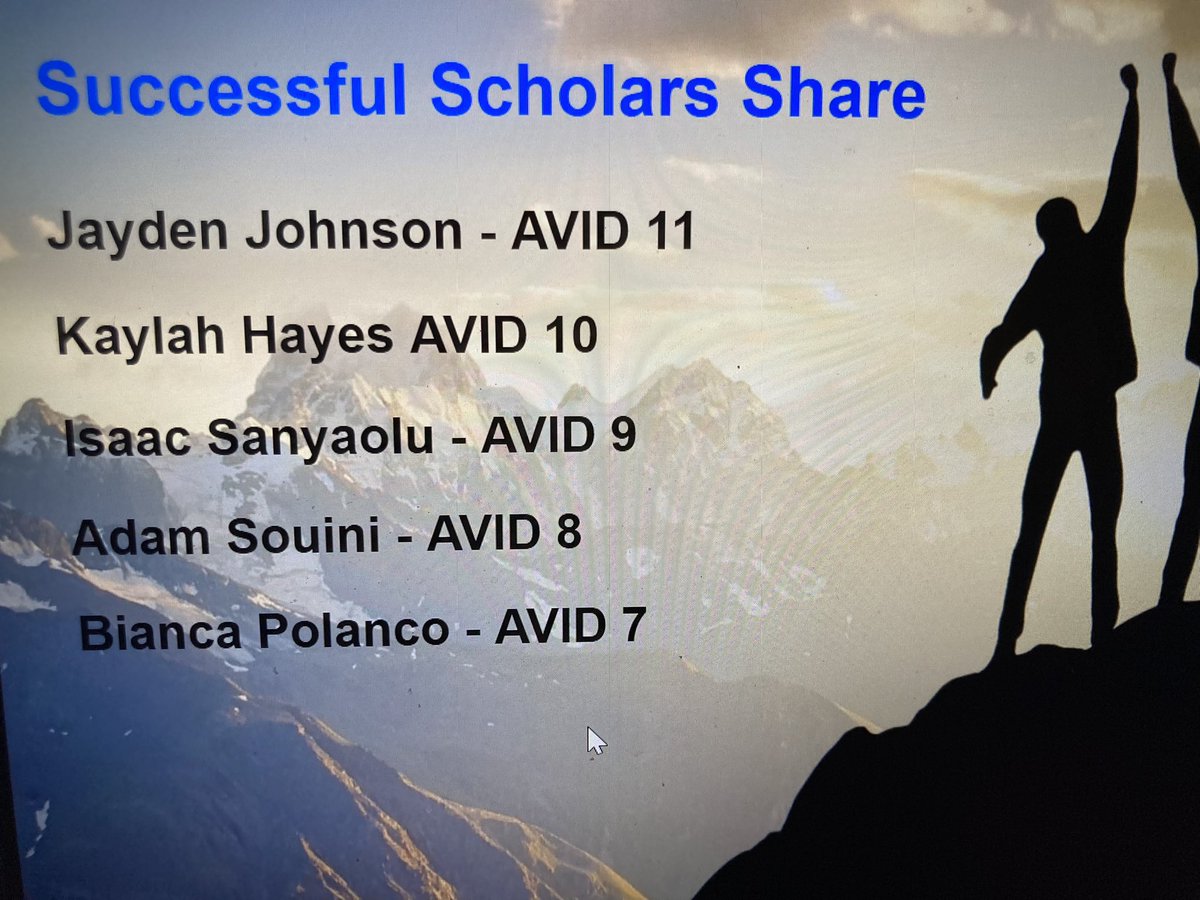 Our first annual Avid nomination celebration was a success! Celebrating 42 nominees while current AVID scholars, share their experiences #AVID4possibility