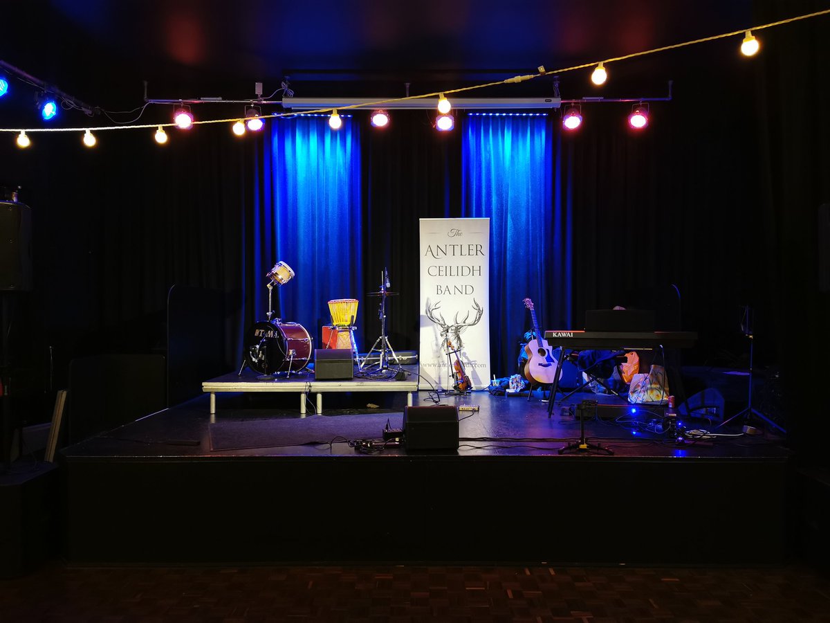 Ready to play with <a href="/MattTarling/">Matt Tarling</a> and the Antler Ceilidh Band in the beautiful <a href="/folkhouse/">Bristol Folk House</a> #livemusic #ceilidh #drummer #caller