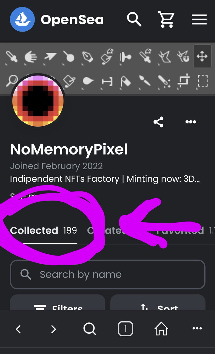 NoMemoryPixel's tweet photo. Help me reach 200 collected NFTs: we are buying!

💧Drop your recent NFT
🔁Retweet this and my Pinned 📌
❤️Like my Pinned 📌
✅Follow me (if u want 🙏)

Let's go #polygonNFT💜 https://t.co/SeYYUyVeoW
