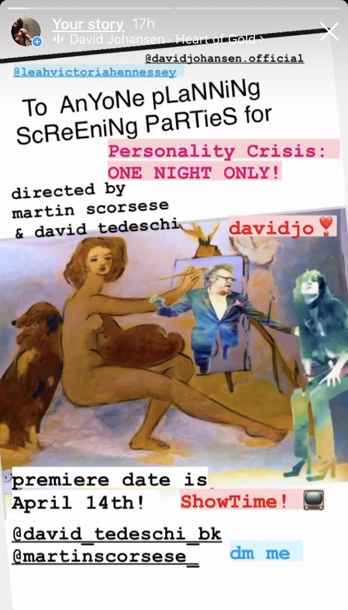 just heard @MarkHarrisNYC on <a href="/AllOfItWNYC/">All Of It With Alison Stewart</a>  📻 this afternoon. have i got a lot to say about the topic! 
i rarely use twitter anymore, but wanted to let you know we’re planning some irl screenings in nyc &amp; elsewhere before @showtime streaming. DM  me on <a href="/instagram/">Instagram</a> 💋