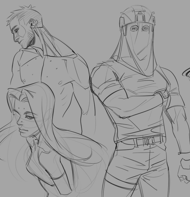 all i can draw now. sketches 