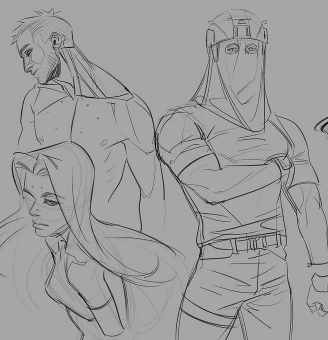 all i can draw now. sketches 