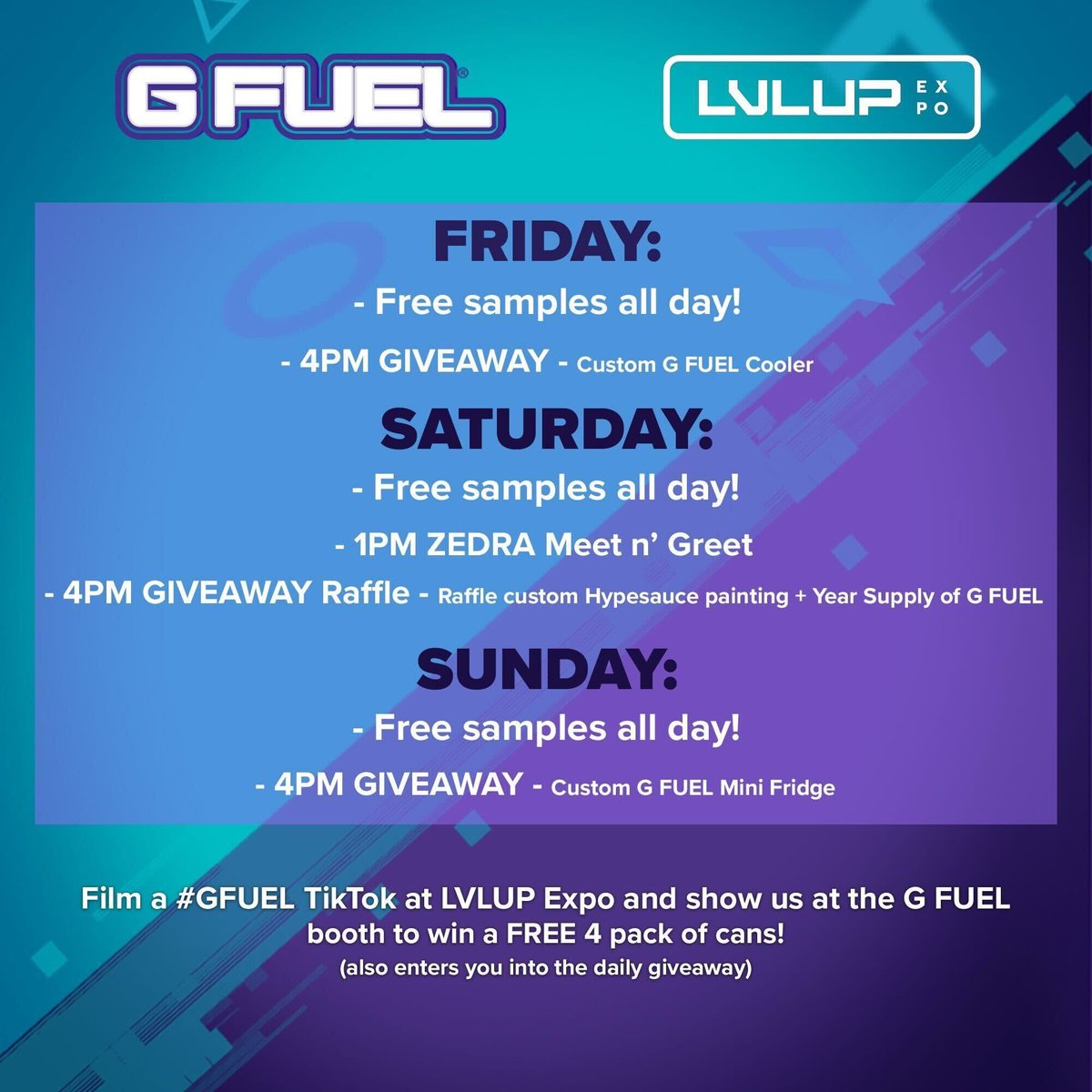 G FUEL® on Twitter "🗣️ LAS VEGAS FOLKS!!! WE'RE OFFICIALLY IN THE