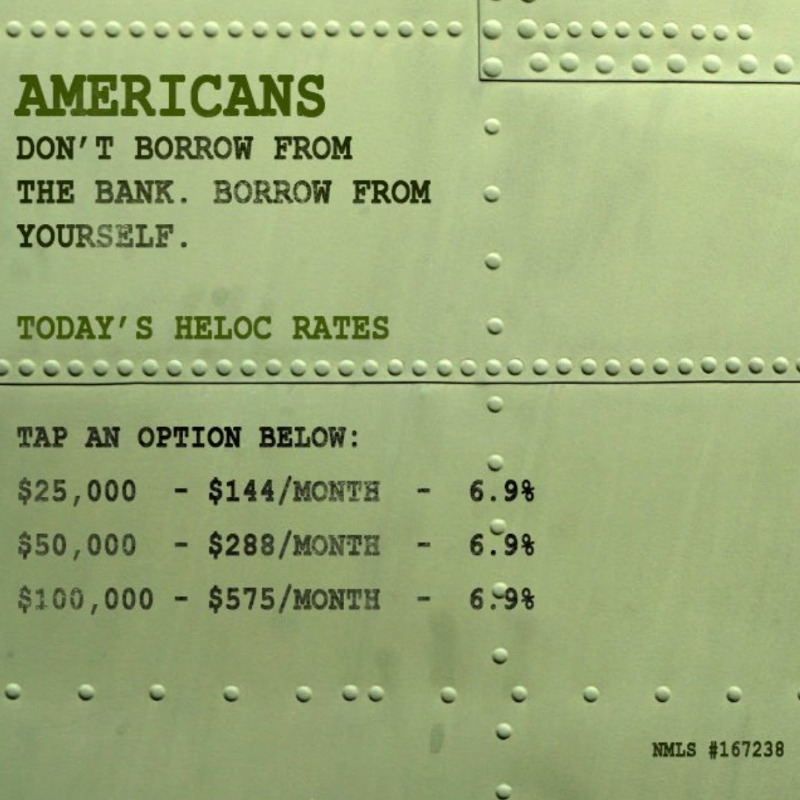 QuickenCompare's tweet photo. Don't borrow from the bank.  Borrow from yourself.