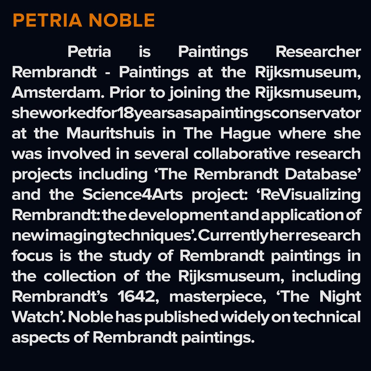 ArtmattersJ's tweet image. It is with great pleasure that we announce Petria Noble as our new Co-Editor-in-Chief, alongside Erma Hermens (@TechArtHis) She will be replacing Paola Ricciardi, who we&apos;d like to thank for all her hard work!