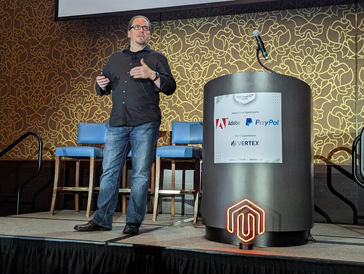 Great time at the first Meet #Magento Florida! Thanks again to <a href="/ravedigitalus/">Rave Digital</a> for the opportunity to speak. We got a lot of value out of this event. Looking forward to next year! #MM23FL