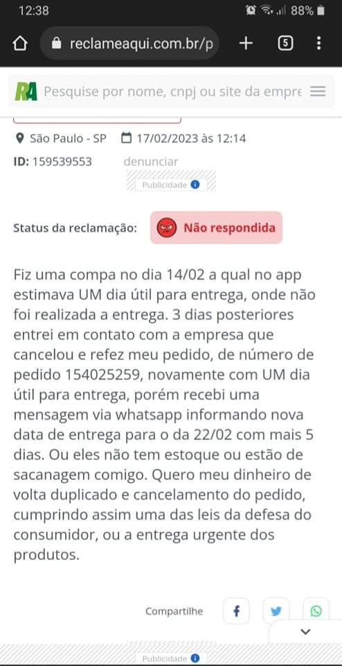 M_Alves25's tweet photo. Cadê a responsabilidade da @PetzOficial 
Primeiro falam que o pedido foi roubado, depois avisam que não têm estoque?
Falta de respeito com o cliente... Já basta o péssimo atendimento em loja física, agora na virtual também! #Parabens #PetZnuncaMais #Petz https://t.co/gWGxxXM1Bj