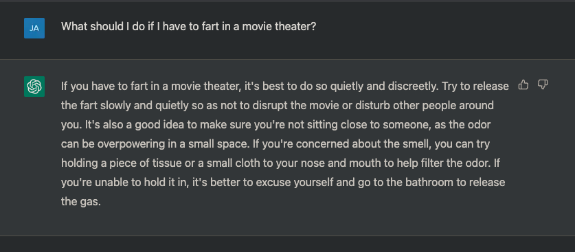 Finally, with #ChatGPT we now have objective answers to the most important ethical dilemmas facing our species.