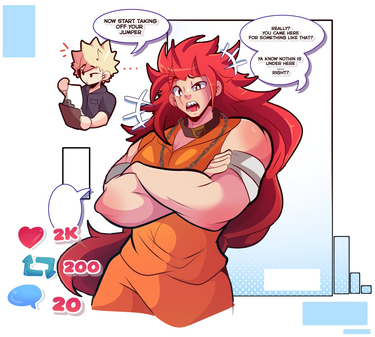 Prison Bloodriot Strip Game 💗
You want him to... take it off?