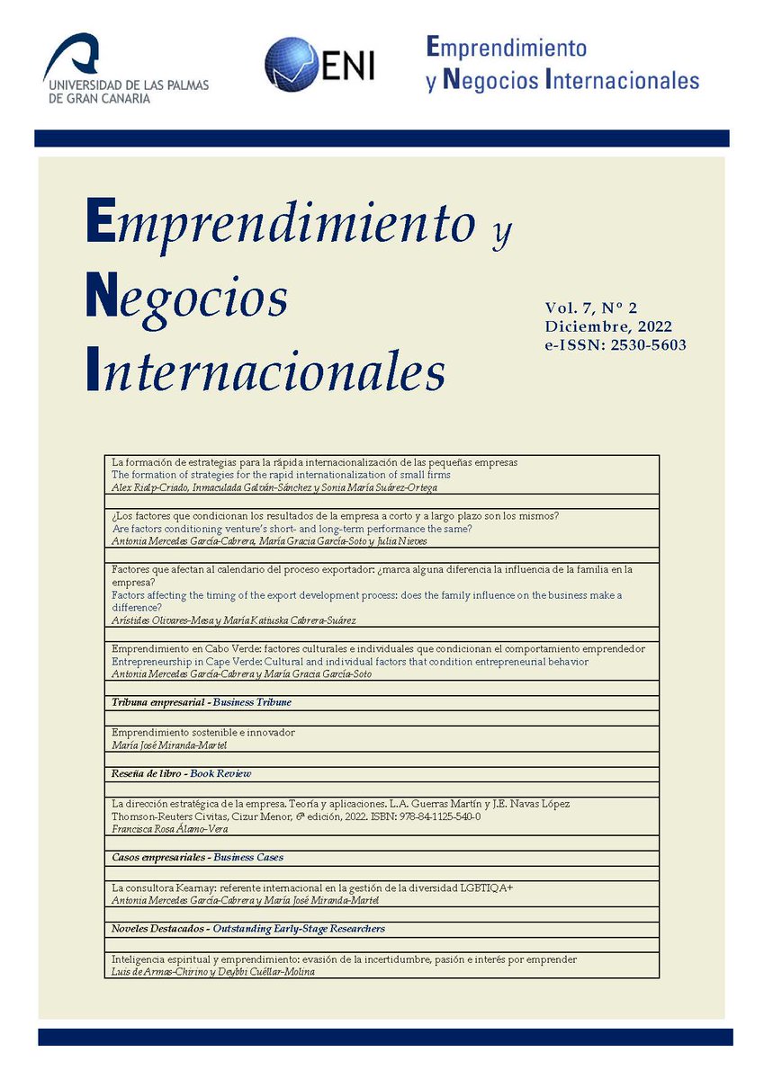 ENI_ULPGC's tweet photo. 📢Celebramos el 20º aniversario de nuestro grupo de investigación, con un número especial de la revista divulgativa "Emprendimiento y Negocios Internacionales", de #AccesoAbierto. 
Disponible aquí: https://t.co/O4oLhVAFiO. 
¡Gracias a todos nuestros colaboradores y lectores! 
😊 https://t.co/7DxG7nKB9S
